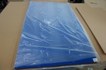 【济南】铸造材料车间入口铺创选宝蓝色粘尘垫
